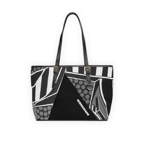 THE FINISH LINE /PU Leather Shoulder Bag/2 SIZES - Image 5