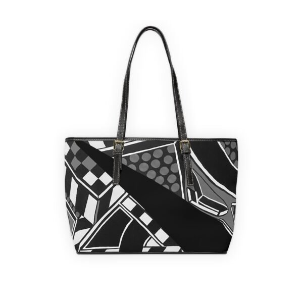 THE FINISH LINE /PU Leather Shoulder Bag/2 SIZES - Image 6