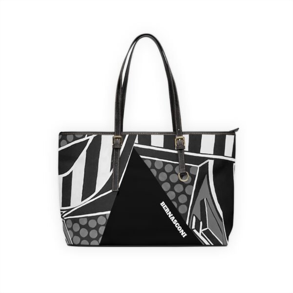 THE FINISH LINE /PU Leather Shoulder Bag/2 SIZES - Image 2