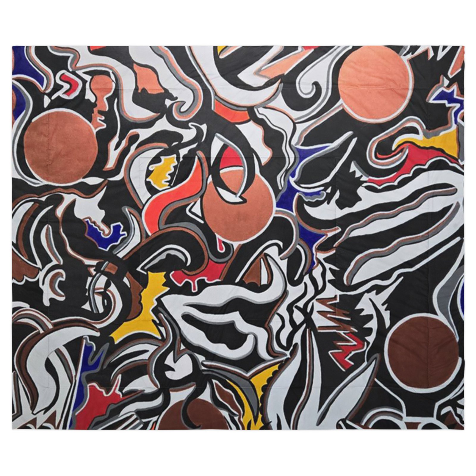 Chaos Painting Comforter - Image 5