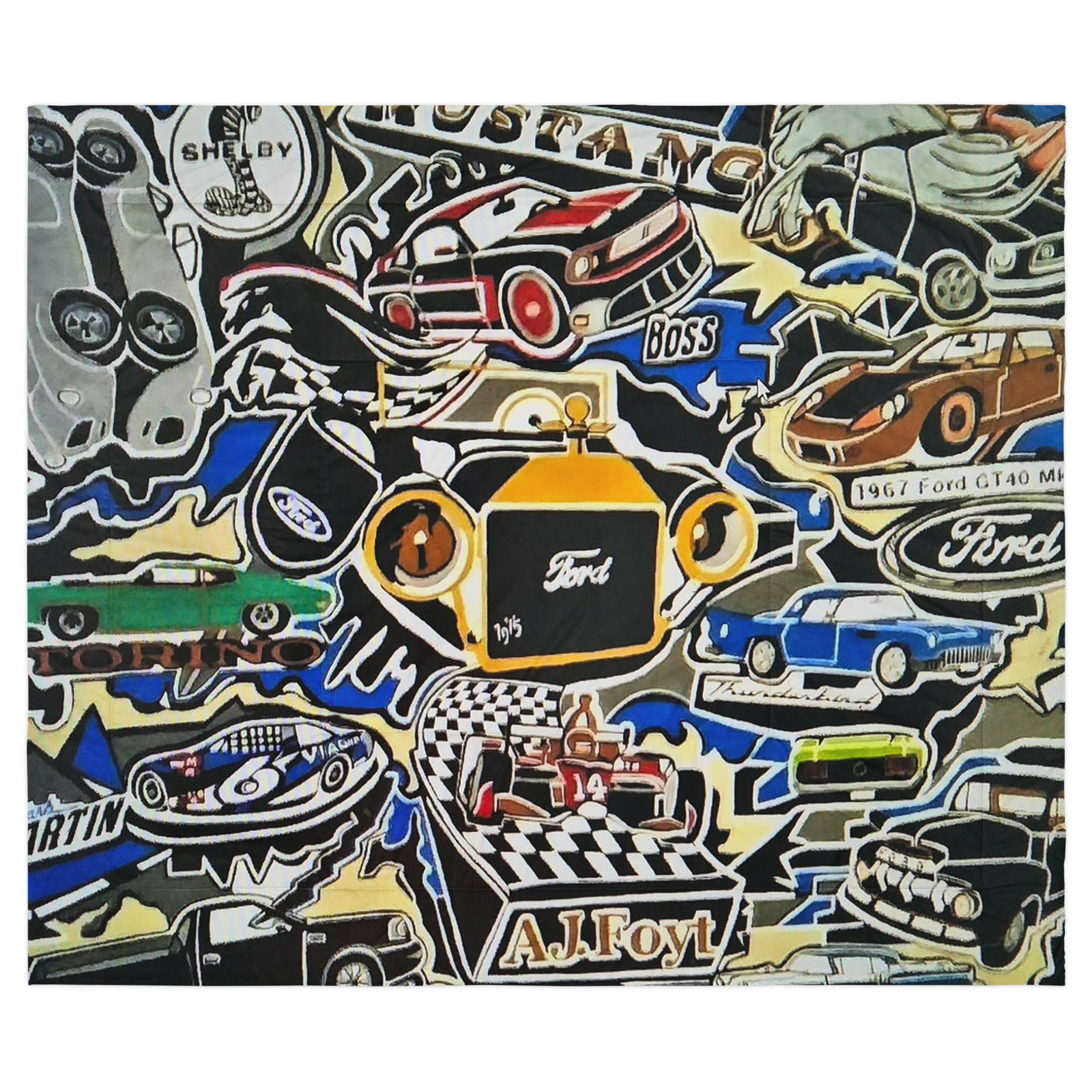 Ford Power Painting Comforter - Image 3