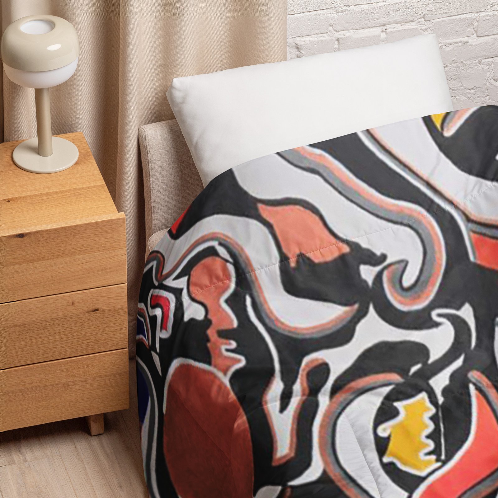 Chaos Painting Comforter