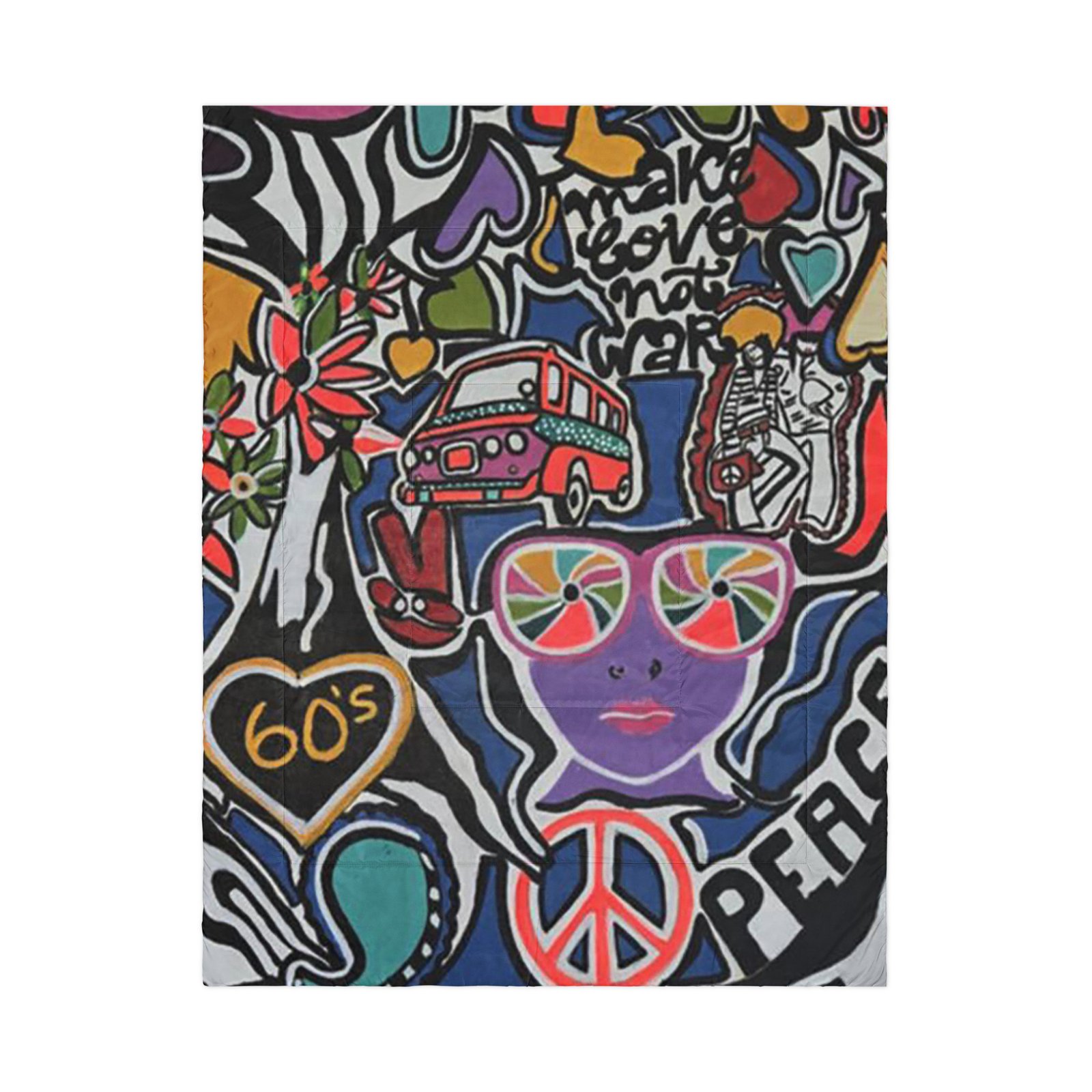 60's painting Comforter - Image 2